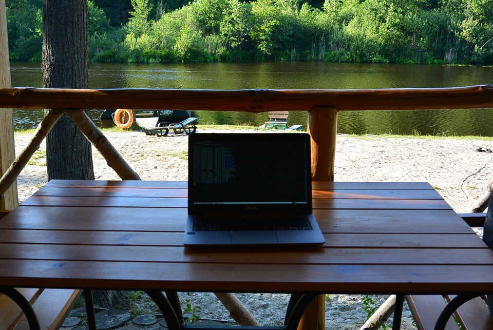 My workspace in Poltava oblast